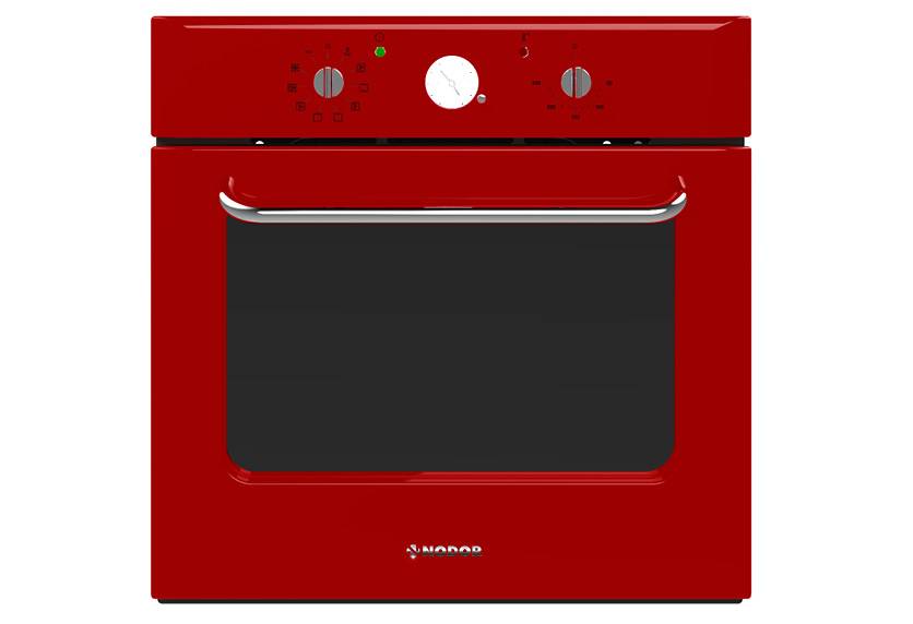 Nodor - Beépíthető sütő NorChef MO-6610 RR piros