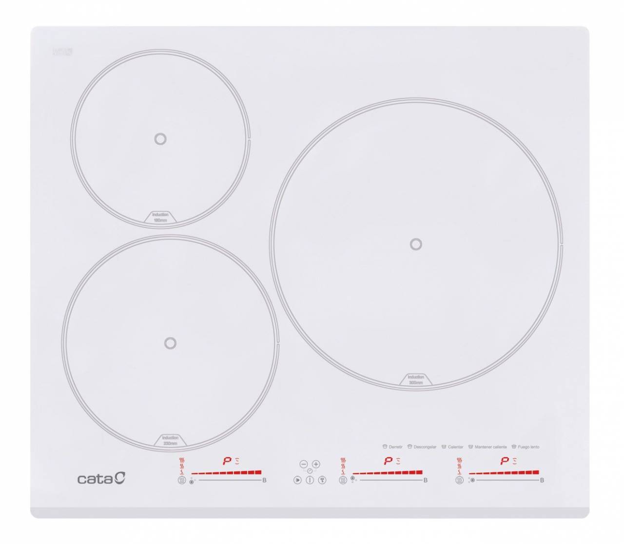 CATA - Beépíthető főzőlap kerámia INSB-6003 WH fehér