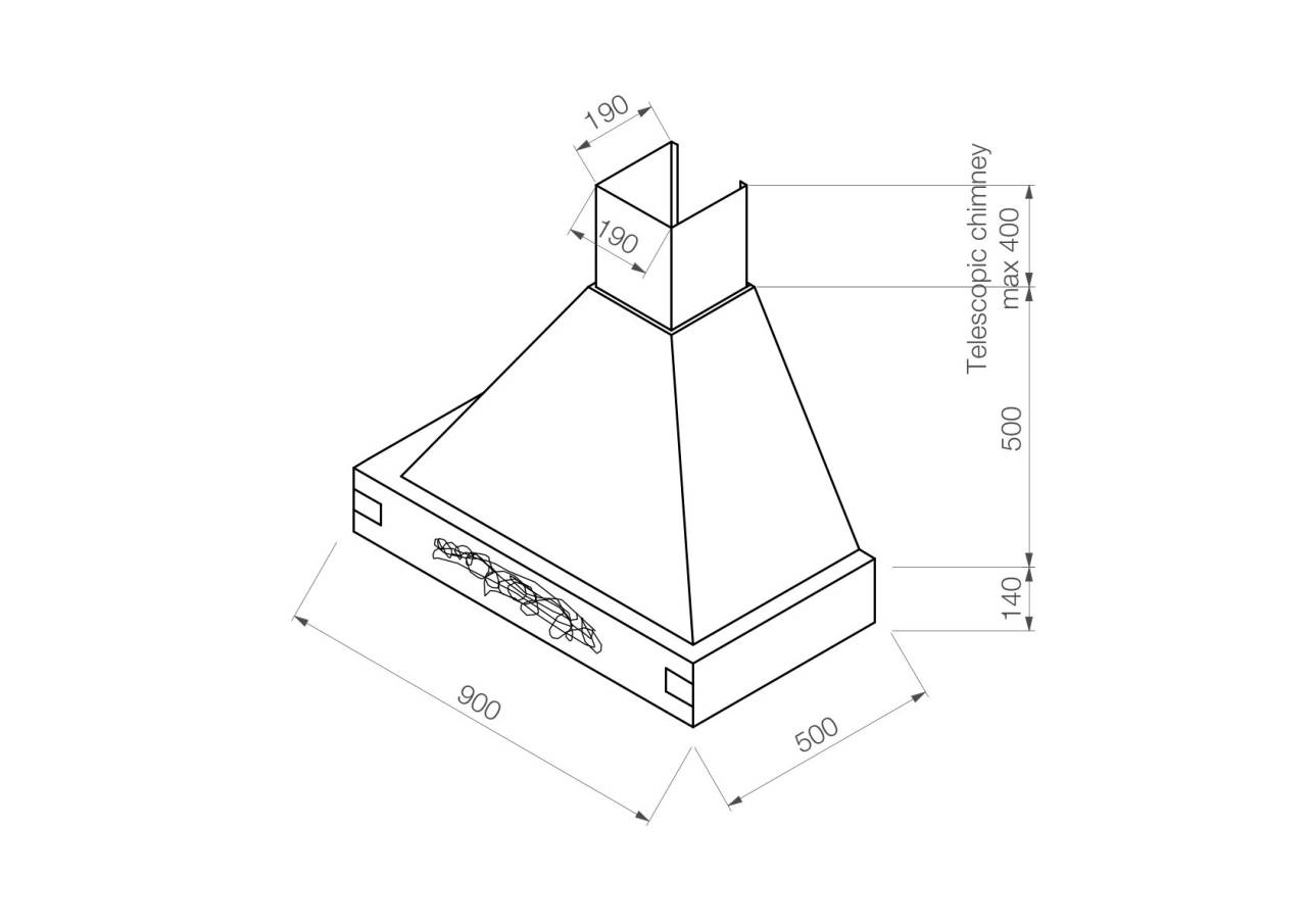 kdesign dea 90 t500 elszívó 26878