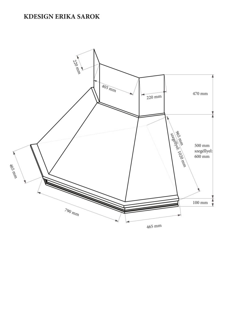 kdesign erika t500 elszívó 26875