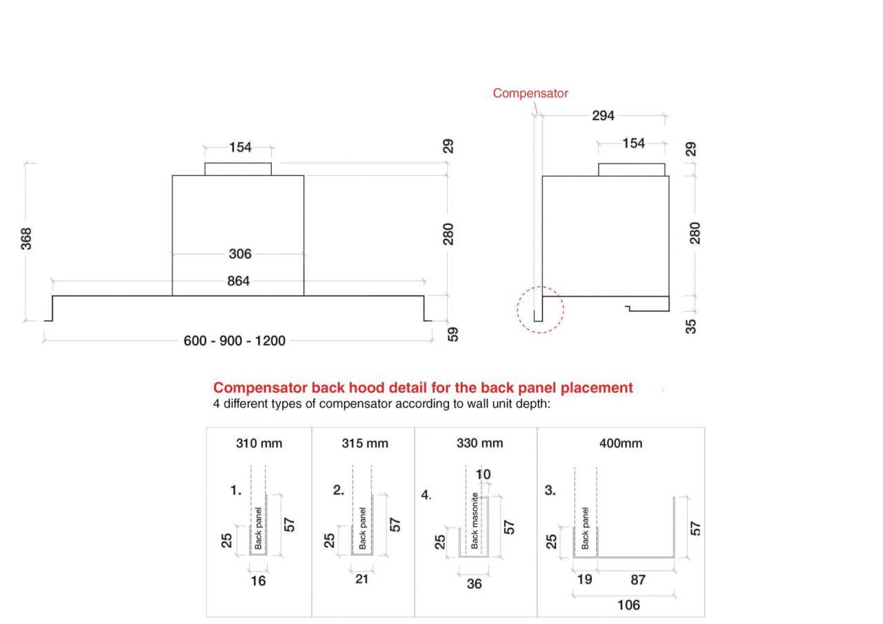 kdesign K11 60 cm elszívó outlet 27615