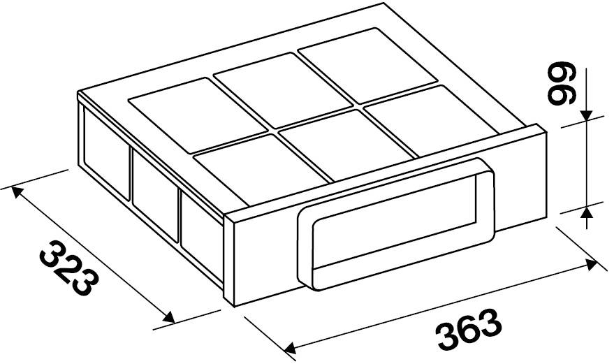 falmec kacl.953 carbon.zeo szűrő 27822