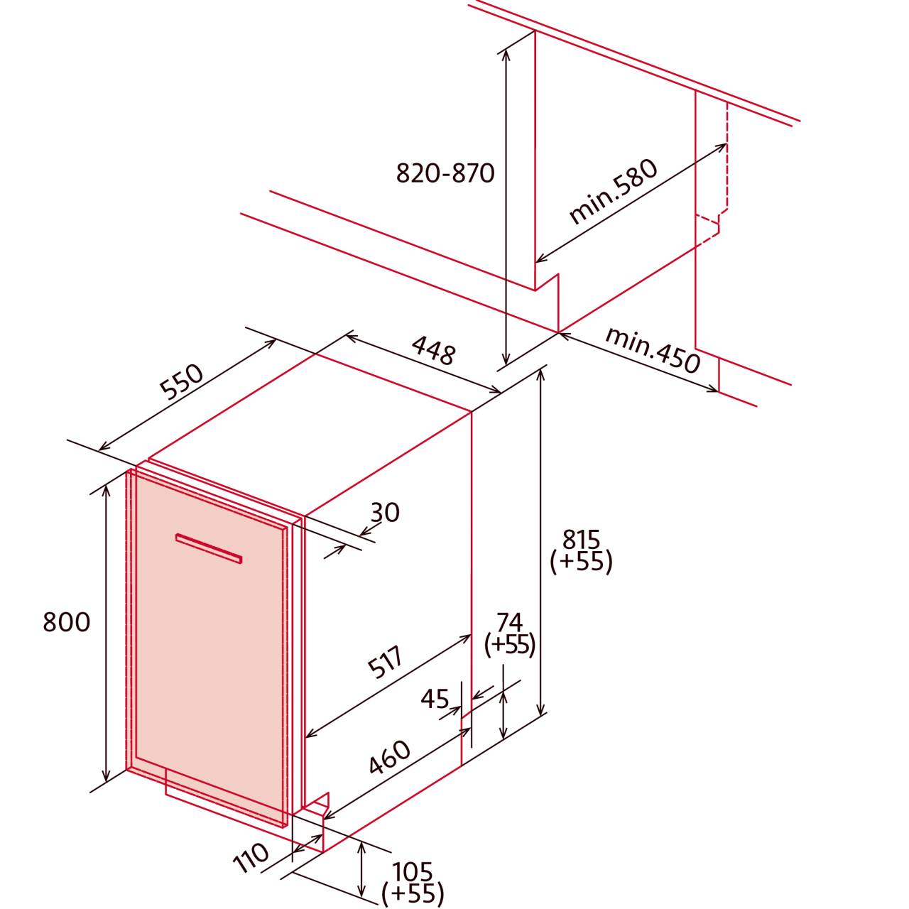 nodor norcare dw-4611 i sl beépíthető mosogatógép 26697