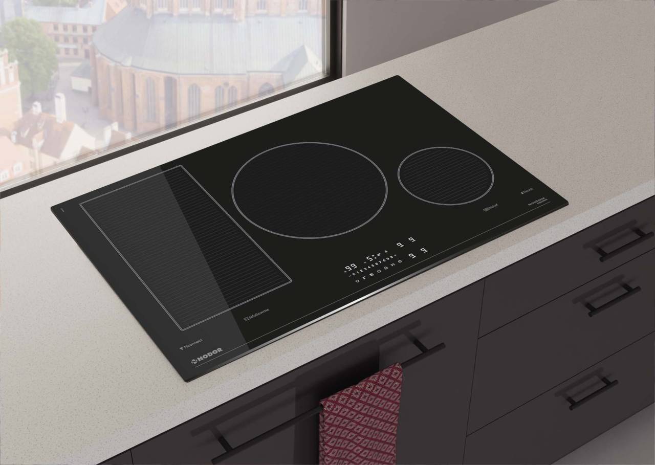 nodor norcoock ih-n8106 bk hob to hood fekete beépíthető indukciós főzőlap 26629