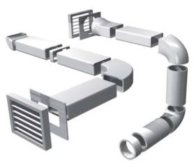 GONAL integrálható légtechnikai csőrendszer