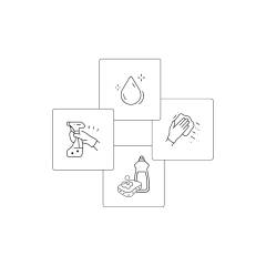 kompozit mosogatótálcák tisztítása