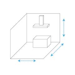 helyiség méretezése