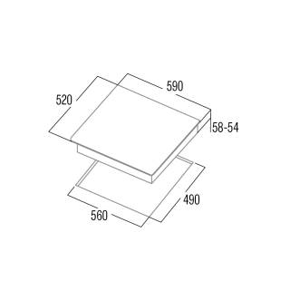 cata IB-6342E2 BK indukciós kerámialap