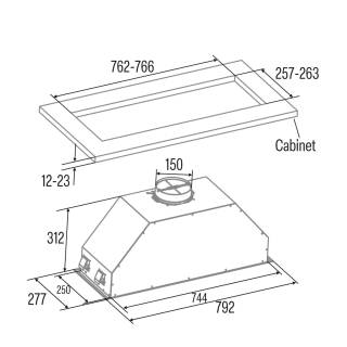 Cata - Páraelszívó GT- PLUS 75 X/M - Inox