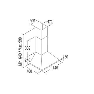 cata omega 7500 X inox elszívó
