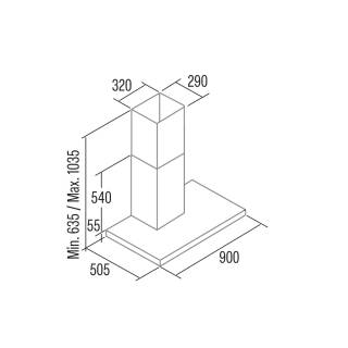 cata st-9000 x inox elszívó