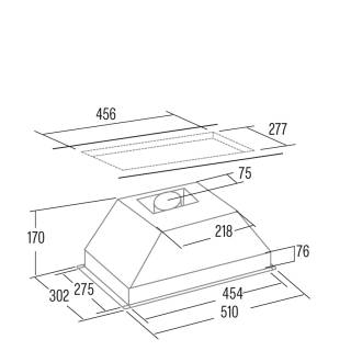 cata g-45 wh/l fehér elszívó