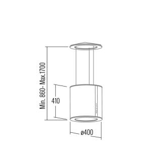 cata isla moon inox elszívó