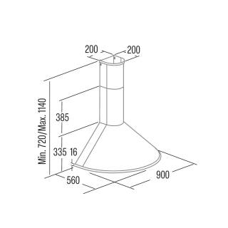 cata q-7790 bk/l led elszívó
