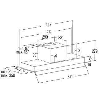 Cata - Páraelszívó ARMONIA 45 X - Inox