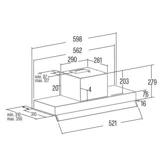 Cata - Páraelszívó ARMONIA 60 BK Fekete