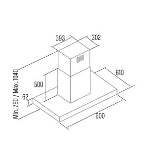 Cata - Páraelszívó ISLA SYGMA 900 VL3
