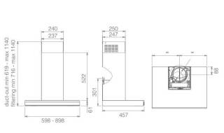 ELICA páraelszívó ADÉLE @ BLMAT/A/90 PRF0199699