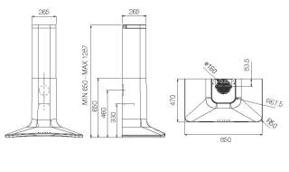 Elica páraelszívó SWEET PEACH FUZZ/A/85+CAM