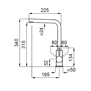 elleci shell plus (c02) króm csaptelep
