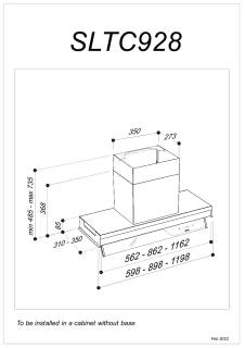 Sirius - Páraelszívó SLTC-928 TW 90 cm - Inox