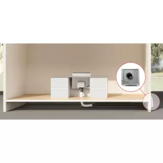 ELICA külső motor GME22 Pandora (külső falra)