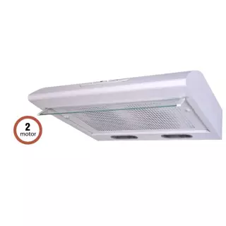 Davoline OUTLET - Páraelszívó Olympia 260 LUX WH fehér (2 motoros) - Szépséghibás termék!