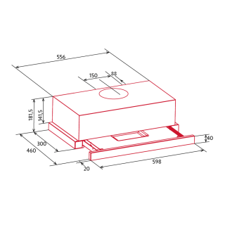 Nodor OUTLET - Páraelszívó Norbreeze EXTENDER 33 Inox