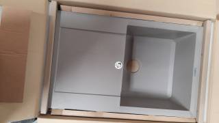 ELLECI OUTLET - Mosogatótálca Easy 300 79x50 Granitek 1 m. +cseppt. G43 Tortora