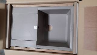 ELLECI OUTLET - Mosogatótálca Easy 300 79x50 Granitek 1 m. +cseppt. G43 Tortora