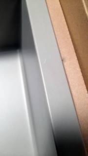 ELLECI OUTLET - Mosogatótálca Quadra 110 61x50 Keratek 1 m. K95 Champagne - Szépséghibás termék!