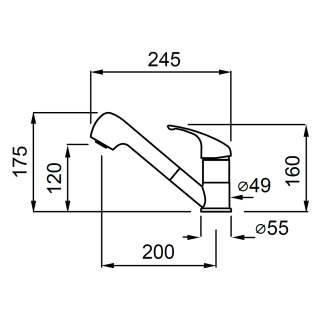 Elleci OUTLET - Csaptelep Venere Granitek Avena G51