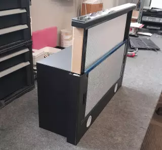 CATA OUTLET - Páraelszívó TF-2003 60 GBK/B fekete üveg LED