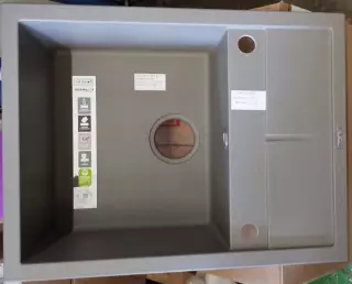 Elleci OUTLET - Mosogatótálca Unico 125 - M73 Titanium