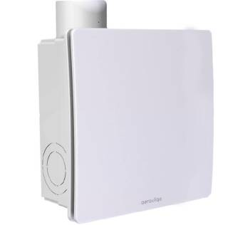 Aerauliqa QXD-80 ventilátor magas nyomásértékkel, beépített pillangószeleppel, WC csésze elszívásához