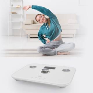 Ardes 2PPBFM digitális személyi mérleg – elegáns üveg felület