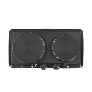 ARDES FOEL05 hordozható elektromos főzőlap 2 zónás fekete színben