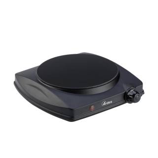 Ardes FOCE01 hordozható üvegkerámia főzőlap fekete színben, 1 főzőzónával és szabályozható termosztáttal