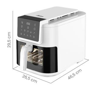 ARDES ARFRYA08LVW 8 literes Air Fryer forrólevegős sütő ajándék ARDES 1T20 kenyérpirítóval