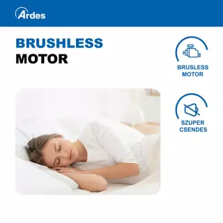 Ardes 5PL50 Mennyezeti Ventilátor távvezérlővel, LED világítással - 48 cm