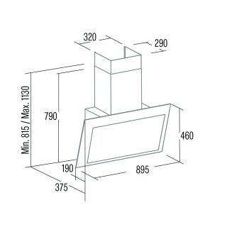 CATA - Páraelszívó Thalassa EVO 900 GBK Fekete