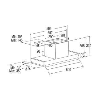 CATA - Páraelszívó Arona 60 X - Inox