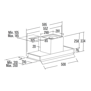 CATA - Páraelszívó Corona NO drip 60 X Inox
