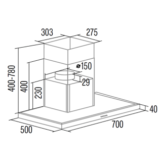 CATA - Páraelszívó S-PRO 7000 BK - Fekete