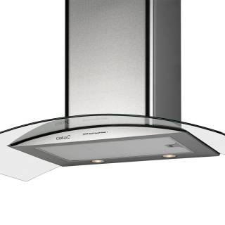 CATA - Páraelszívó Isla gamma 900 X/D inox-üveg LED + CATA PROFESSIONAL edényszett 