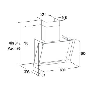 cata valto 600 xgbk fekete elszívó