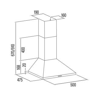 CATA - Páraelszívó VK-5000 X Inox