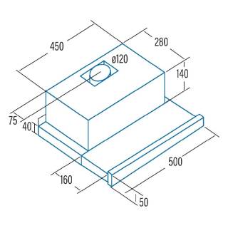 cata tf-5250 wh/l fehér elszívó