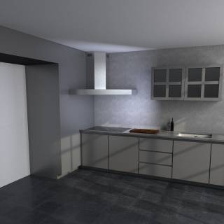 cata angolo x/d inox elszívó