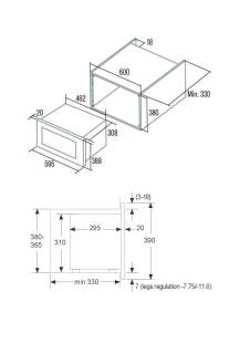 CATA - Mikrosütő MC-20 M BK - Fekete